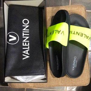 Brand new Valentino  black and neon yellow never worn